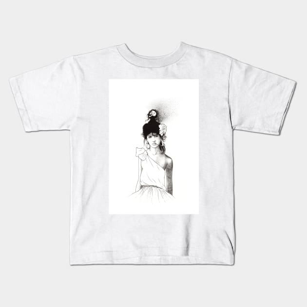 Wild Beauty Kids T-Shirt by Peter Ricq